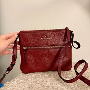 NEW Kate Spade Burgundy Crossbody Bag
